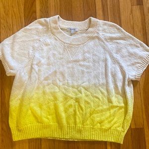 Madewell short sleeve sweater